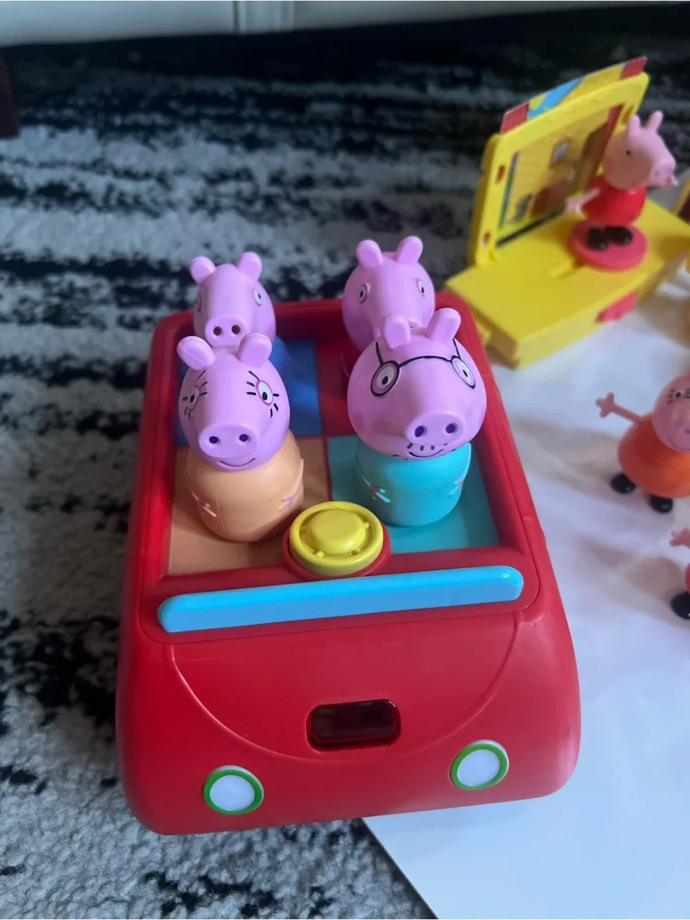 Peppa Pig Playset Figures & Accessories - Pink, Blue, Red, Purple